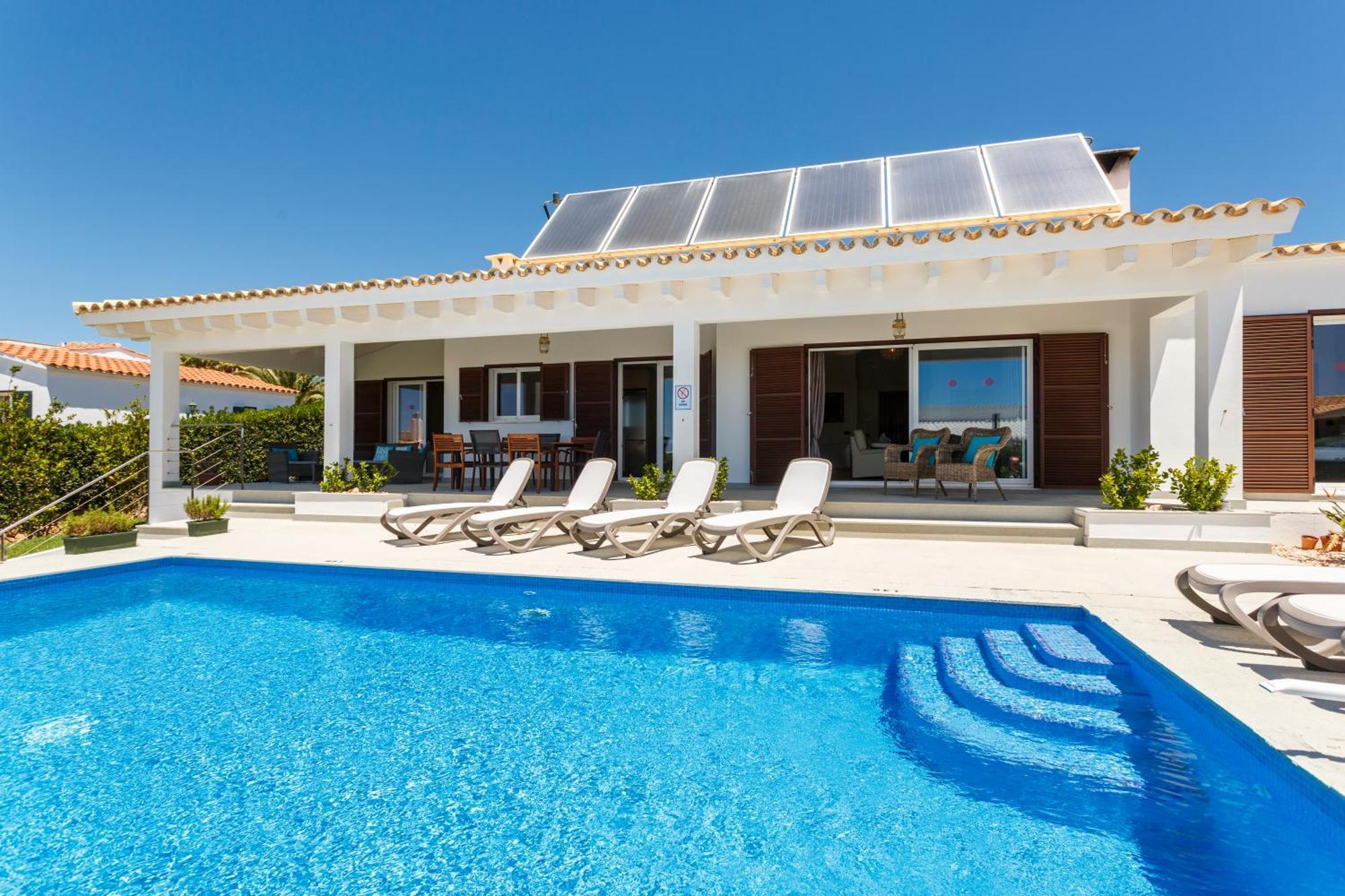 Bini Sole - Villa De Lujo Con Piscina En Menorca Binibeca Eksteriør bilde